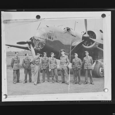 Eight airmen and Hampden